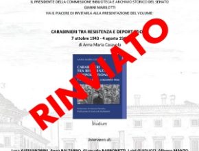RINVIATO: Carabinieri tra resistenza e deportazione