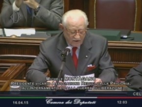 Michele Montagano, presidente vicario dell’ANRP, interviene alla Camera