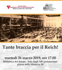 Presentazione del volume: “Tante braccia per il Reich!”