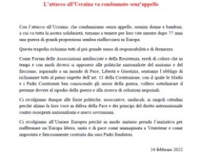 L’attacco all’Ucraina va condannato senz’appello