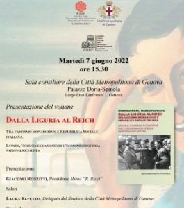 Presentazione del volume: Dalla Liguria al Reich