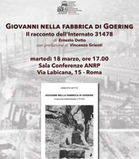 Presentazione volume: Giovanni nella fabbrica di Goering