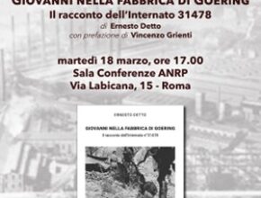 Presentazione volume: Giovanni nella fabbrica di Goering